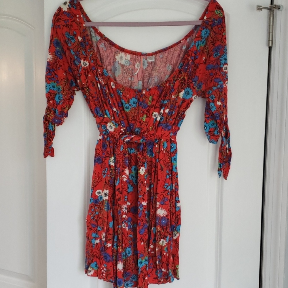 Anthropologie Ric Rac floral top M